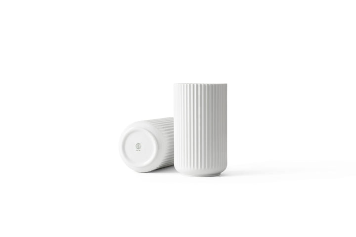 Vase - White - Lyngby - Vases - 9.8" x 5.9" - HORNE