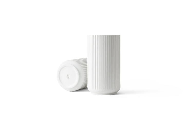 Vase - White - Lyngby - Vases - 12.2" x 6.9" - HORNE