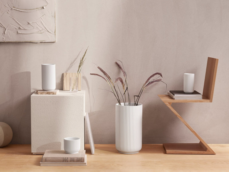 Vase - White - Lyngby - Vases - 4.9