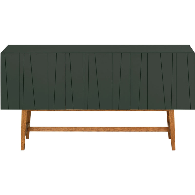 Vass V40:135 Cabinet 3 Doors - Asplund - Sideboards + Cabinets - Black Walnut Oak(P4) - White - 15 - HORNE