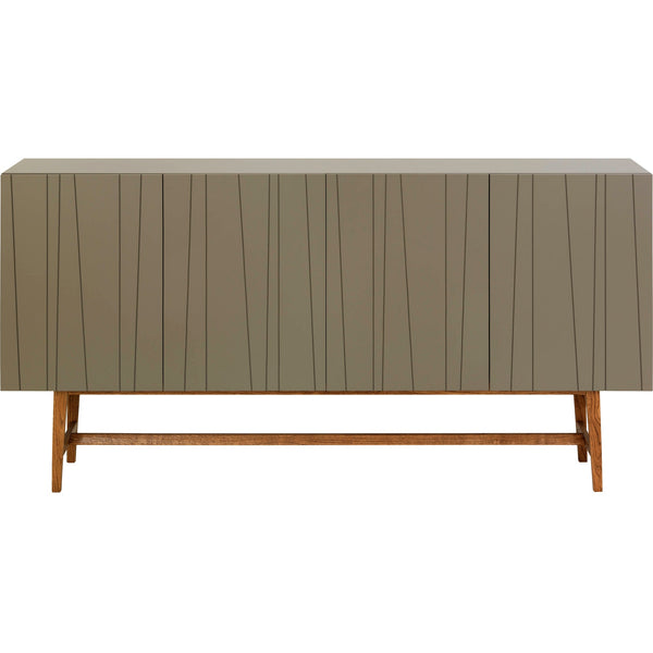 Vass V60:180 Cabinet 4 Doors - Stand Base - Asplund - Sideboards + Cabinets - P2 White Stained Oak - White - 15 - HORNE