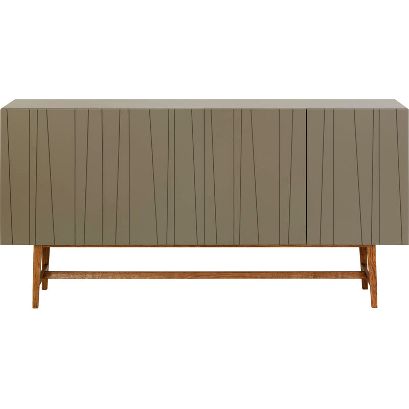 Vass V60:180 Cabinet 4 Doors - Stand Base - Asplund - Sideboards + Cabinets - P2 White Stained Oak - White - 15 - HORNE