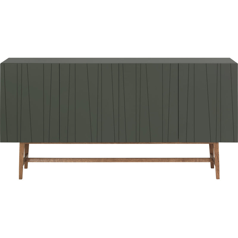 Vass V60:180 Cabinet 4 Doors - Stand Base - Asplund - Sideboards + Cabinets - P2 White Stained Oak - White - 15 - HORNE