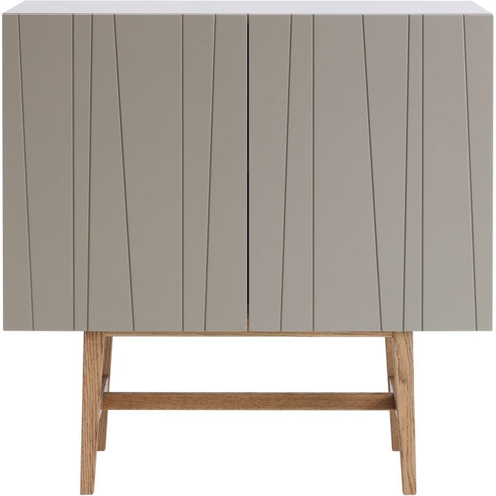 Vass V60:90 Cabinet 2 Doors - Stand Base - Asplund - Sideboards + Cabinets - Black Walnut Oak(P4) - White - 15 - HORNE