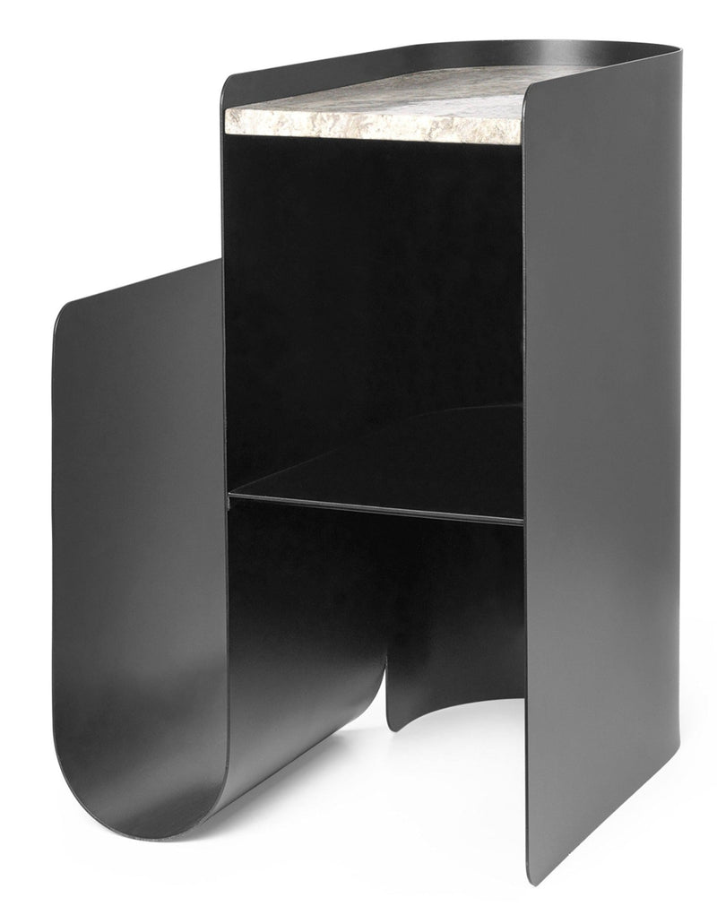 Vault Side Table - Ferm Living - Tables + Desks - Black - HORNE