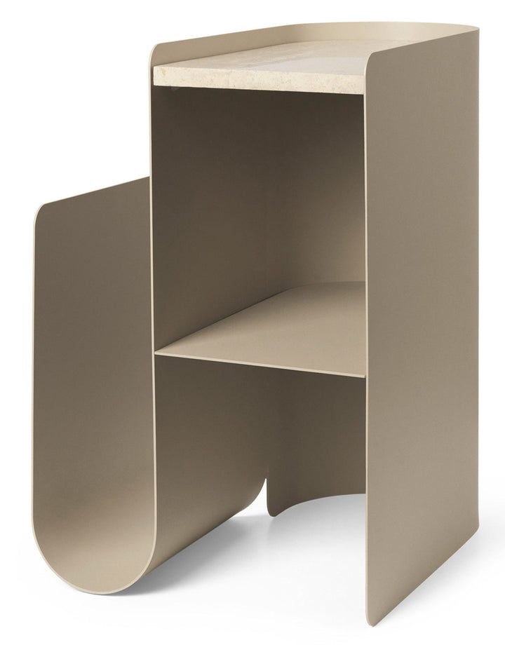 Vault Side Table - Ferm Living - Tables + Desks - Cashmere - HORNE