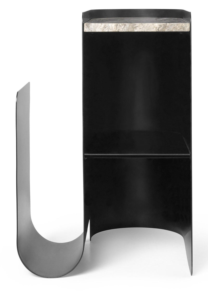 Vault Side Table - Ferm Living - Tables + Desks - Black - HORNE