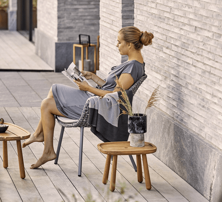 Vibe Lounge Chair - Cane Line - Outdoor Furniture - Black / Graphite - Black Natté - HORNE