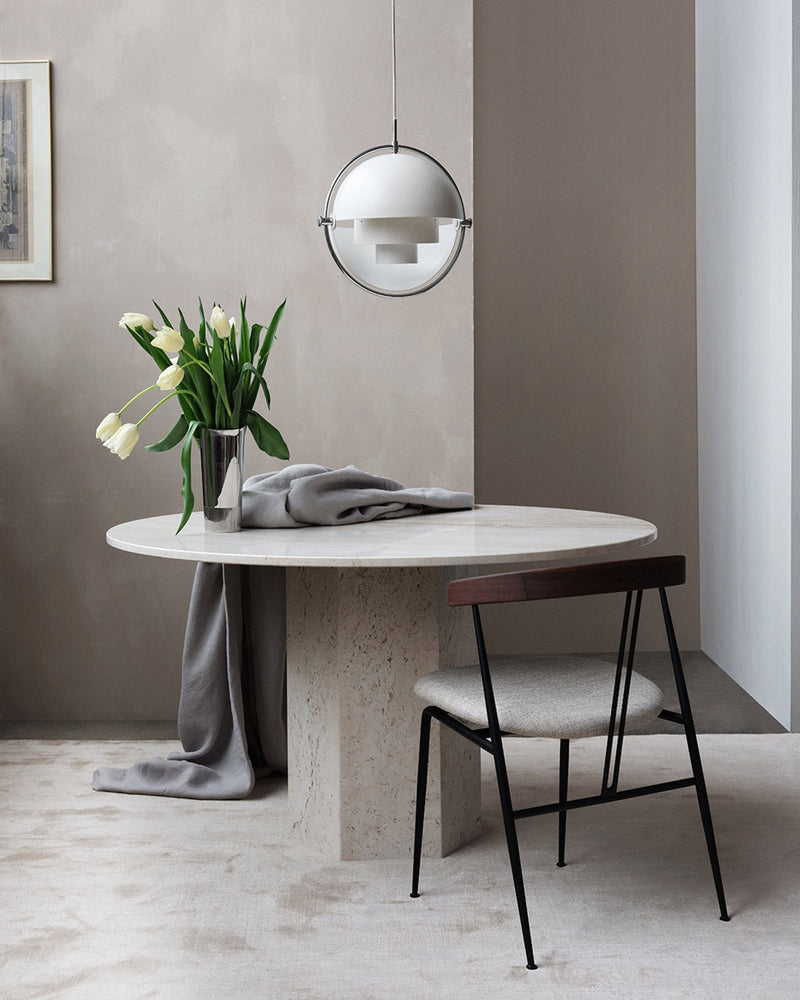 Violin Dining Chair - Seat Upholstered - Gubi - Chairs - Oiled Oak - Gabriel Tempt 61168 - HORNE