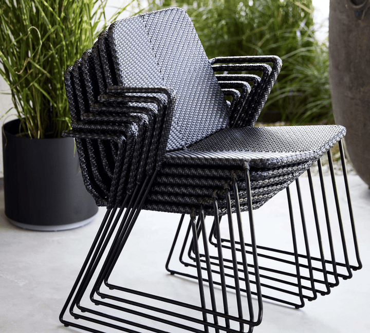 Vision Armchair - Cane Line - Outdoor Furniture - Dark Grey Focus - HORNE