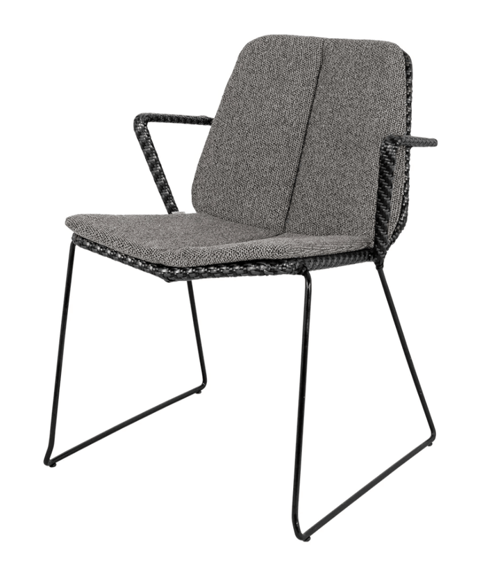 Vision Armchair - Cane Line - Outdoor Furniture - Dark Grey Wove - HORNE