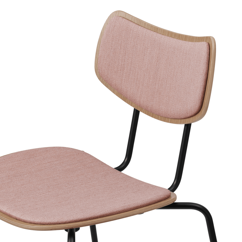 VLA26P Vega Dining Chair - Carl Hansen & Son - Chairs - Lacquered Oak/ Mood 04102 - HORNE