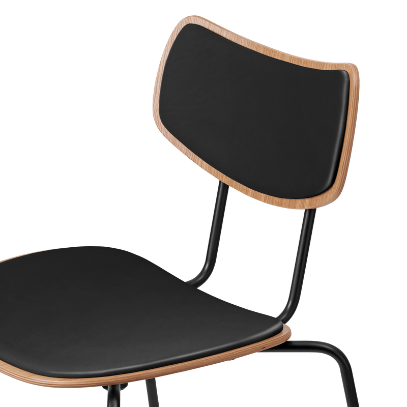 VLA26P Vega Dining Chair - Carl Hansen & Son - Chairs - Lacquered Oak/ Mood 04102 - HORNE