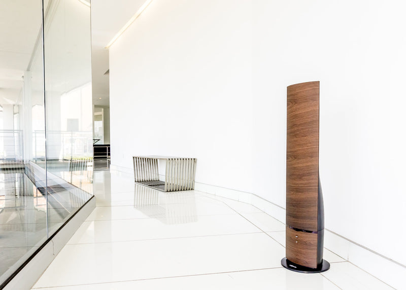 W9 Tower Hybrid Humidifier - Objecto - Air Management - Dark Grain - HORNE