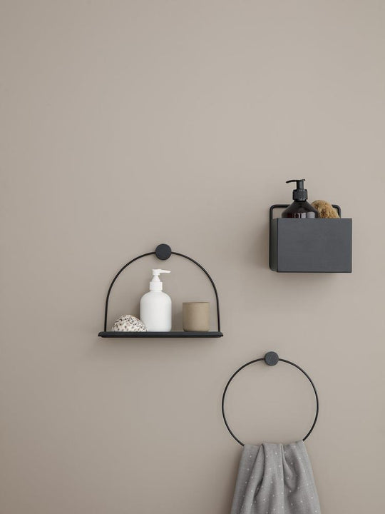 Wall Box - Square - Ferm Living - Outdoor Furniture - Black - HORNE