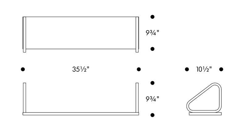 Wall Shelf 112 by Alvar Aalto - Artek Shelving - Natural - HORNE
