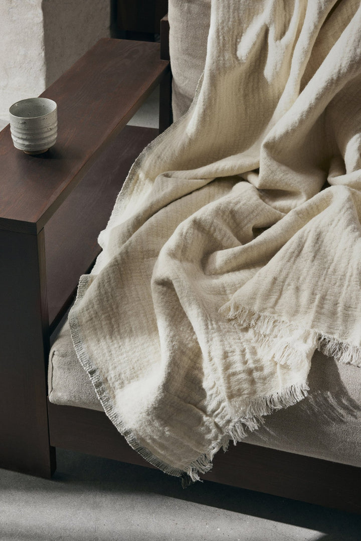 Weaver Throw - Ferm Living - Blankets + Throws + Pillows - Grey Green - HORNE