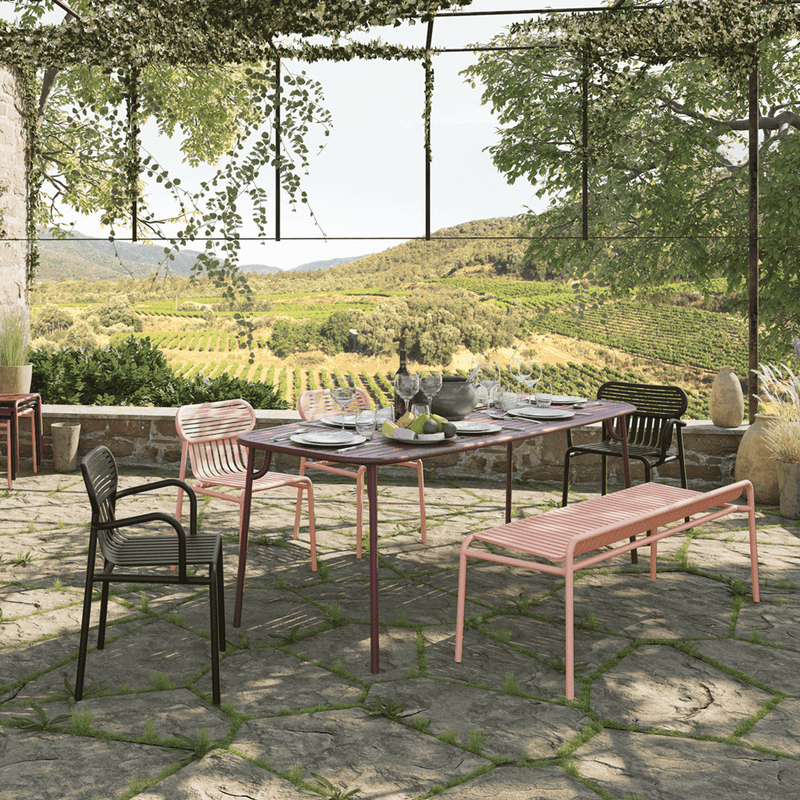 Week - End Dining Table - Rectangle - Petite Friture - Outdoor Furniture - Medium - Black - HORNE