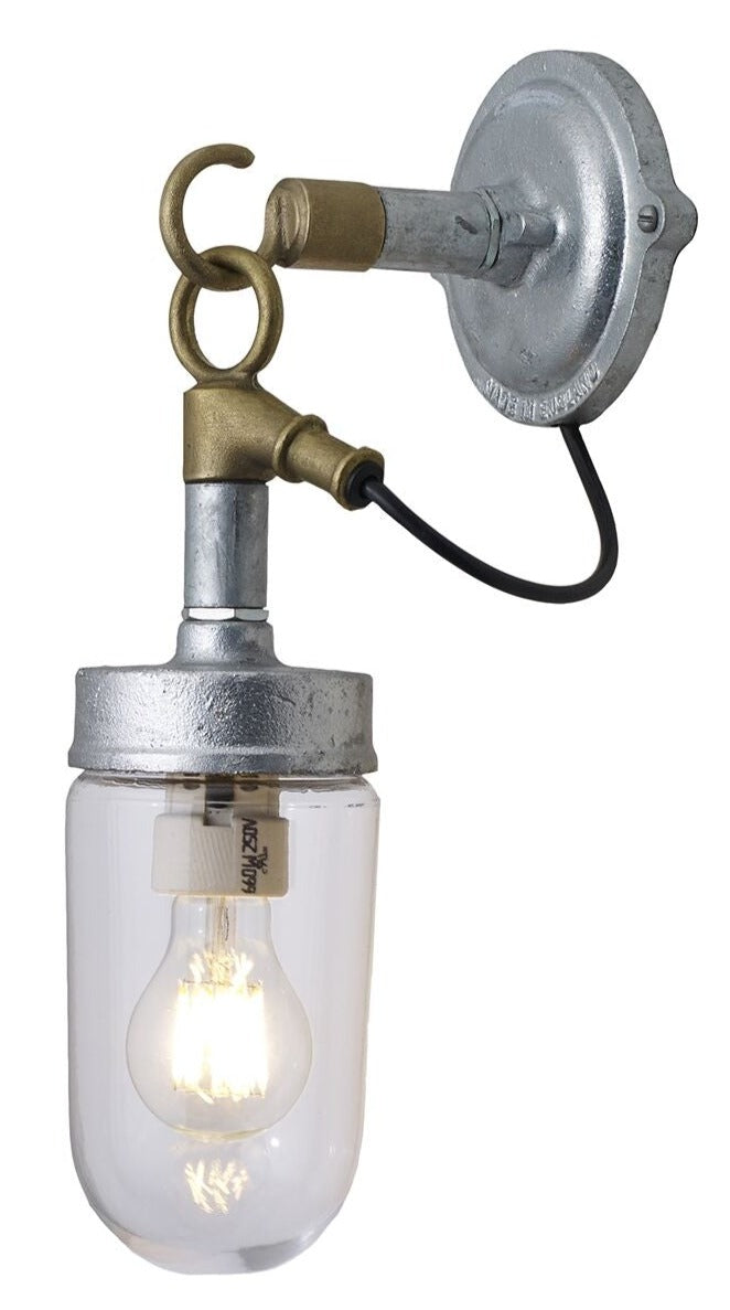 Well Glass Wall Light 7679 - Davey Lighting - Outdoor Lights - Frosted Glass - HORNE