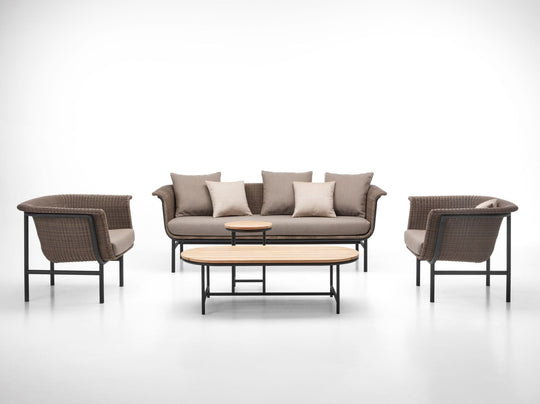 Wicked Lounge Sofa 3 - Seater - Vincent Sheppard - Outdoor Furniture - Taupe - HORNE
