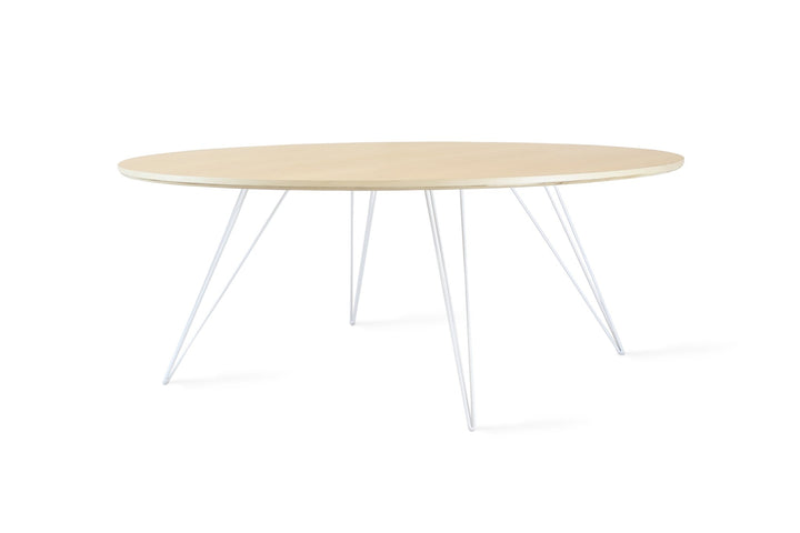 Williams Coffee Table - Large Circle - Tronk - Tables + Desks - Maple - White - HORNE
