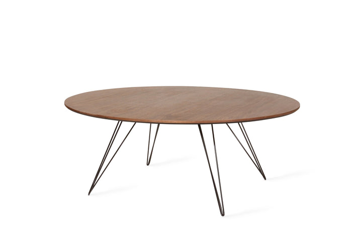Williams Coffee Table - Large Circle - Tronk - Tables + Desks - Walnut - Black - HORNE