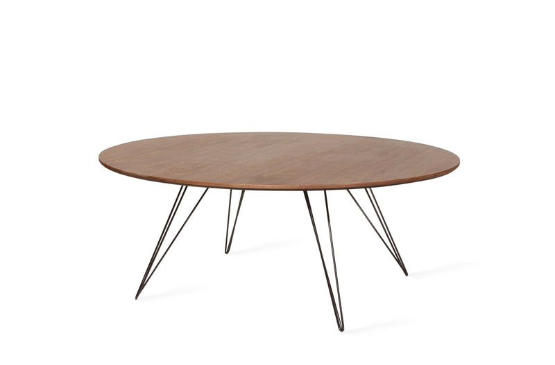 Williams Coffee Table - Large Circle - Tronk - Tables + Desks - Maple - Blood Red - HORNE