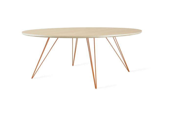 Williams Coffee Table - Large Circle - Tronk - Tables + Desks - Maple - Orange - HORNE