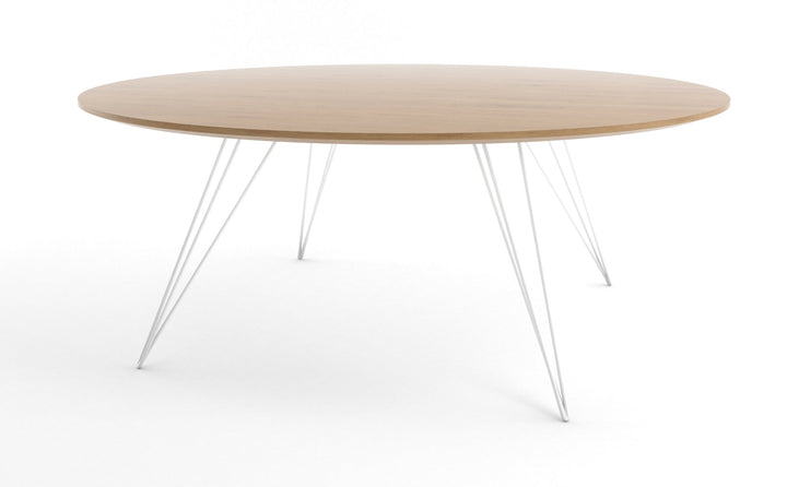 Williams Coffee Table - Large Circle - Tronk - Tables + Desks - White Oak - White - HORNE
