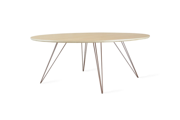 Williams Coffee Table - Large Circle - Tronk - Tables + Desks - Maple - Rose Copper - HORNE