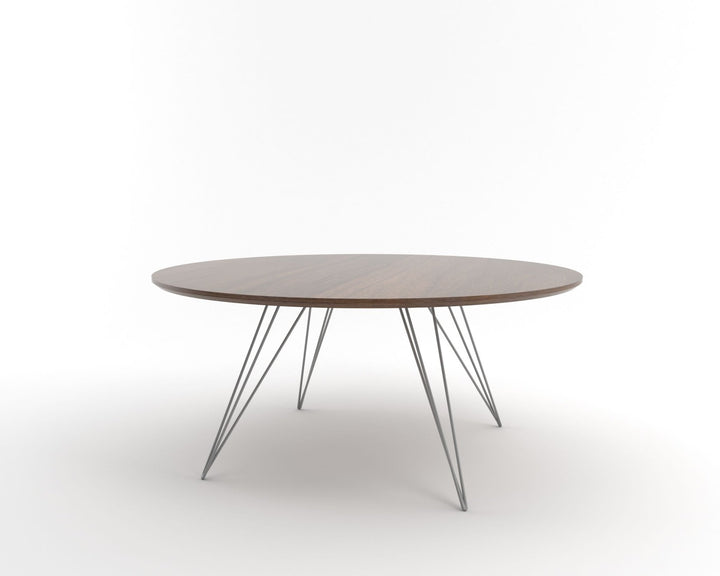 Williams Coffee Table - Large Circle - Tronk - Tables + Desks - Walnut - Gray - HORNE