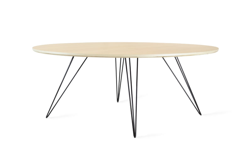 Williams Coffee Table - Large Circle - Tronk - Tables + Desks - Maple - Blood Red - HORNE