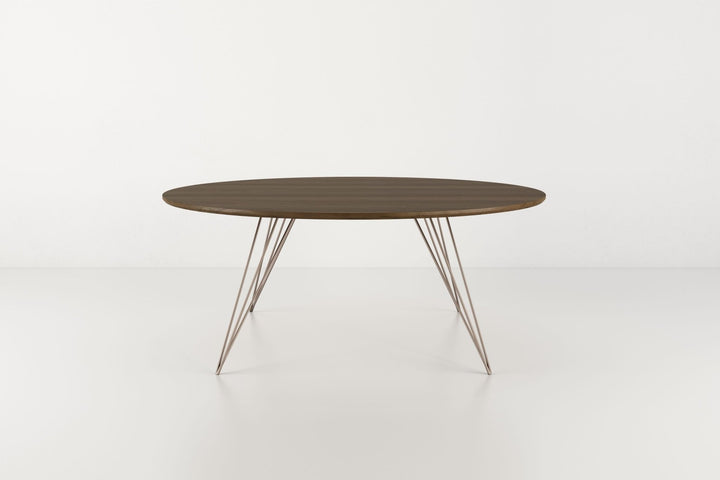 Williams Coffee Table - Large Circle - Tronk - Tables + Desks - Walnut - Rose Copper - HORNE
