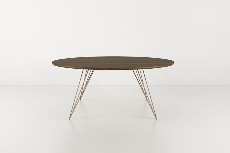 Williams Coffee Table - Large Circle - Tronk - Tables + Desks - Maple - Blood Red - HORNE