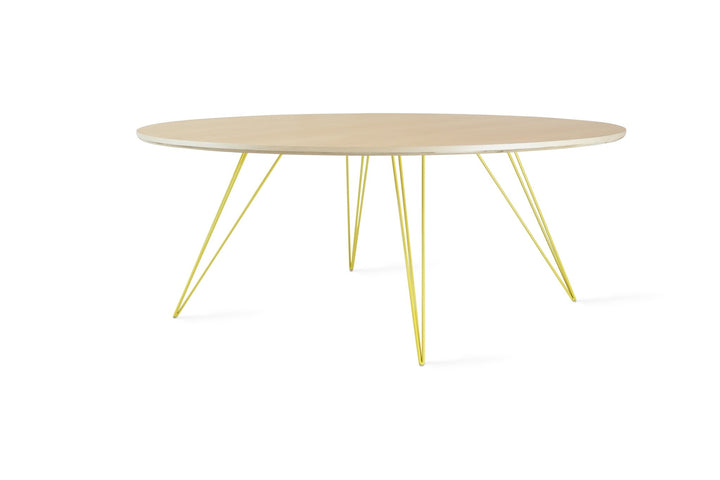 Williams Coffee Table - Large Circle - Tronk - Tables + Desks - Maple - Yellow - HORNE