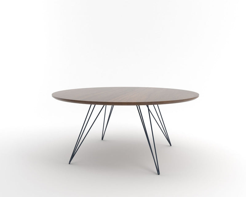 Williams Coffee Table - Large Circle - Tronk - Tables + Desks - Maple - Blood Red - HORNE