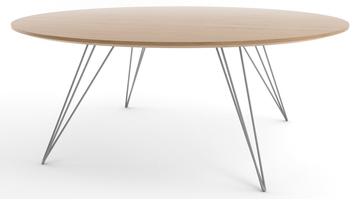Williams Coffee Table - Large Oval - Tronk - Tables + Desks - White Oak - Gray - HORNE