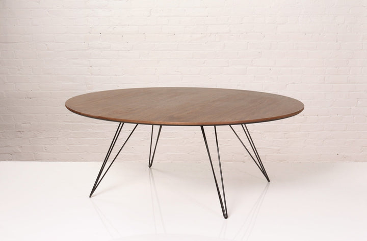 Williams Coffee Table - Large Oval - Tronk - Tables + Desks - Walnut - Black - HORNE