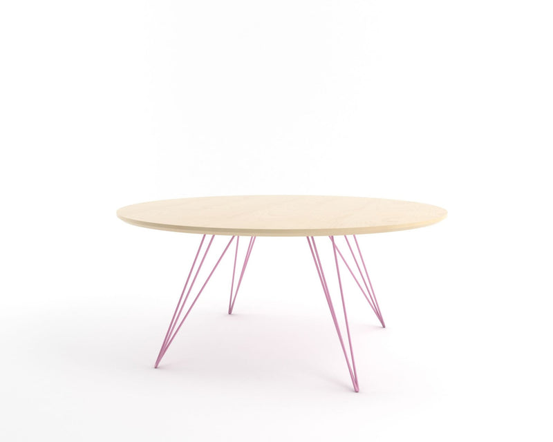 Williams Coffee Table - Large Oval - Tronk - Tables + Desks - Maple - Blood Red - HORNE