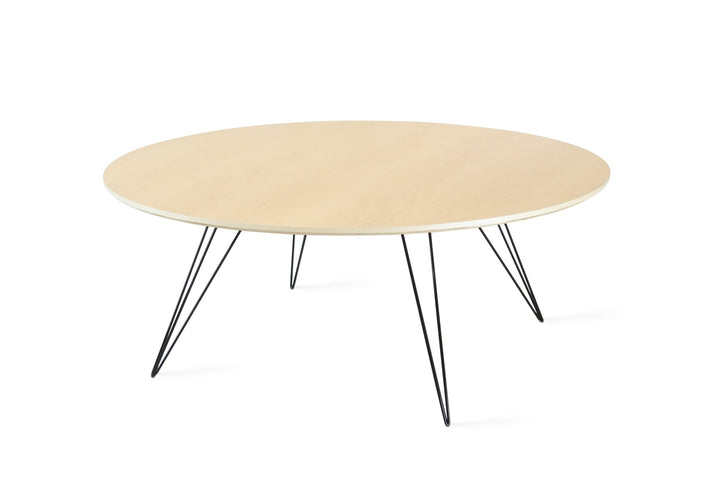 Williams Coffee Table - Large Oval - Tronk - Tables + Desks - Maple - Black - HORNE