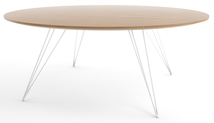 Williams Coffee Table - Large Oval - Tronk - Tables + Desks - White Oak - White - HORNE