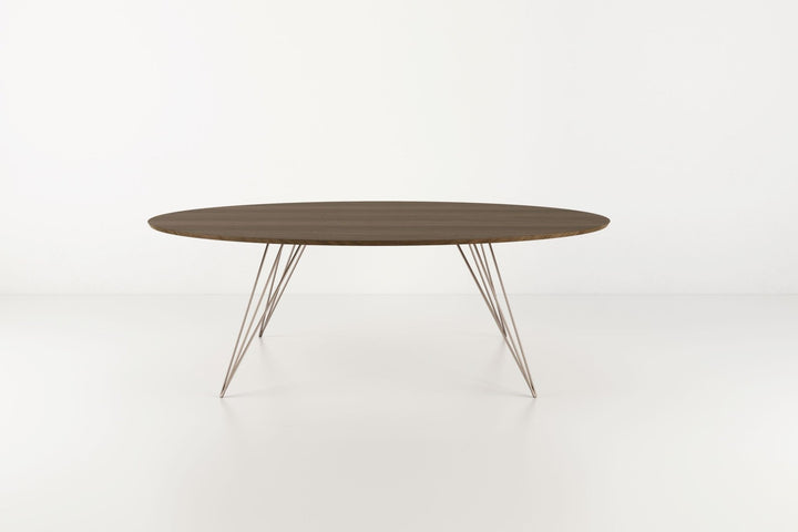 Williams Coffee Table - Large Oval - Tronk - Tables + Desks - Walnut - Rose Copper - HORNE