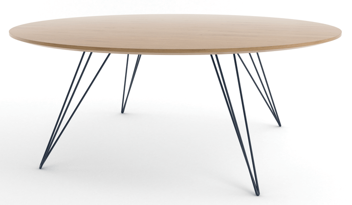Williams Coffee Table - Large Oval - Tronk - Tables + Desks - White Oak - Navy - HORNE