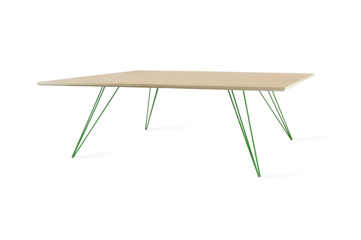 Williams Coffee Table - Large Rectangle - Tronk - Tables + Desks - Maple - Green - HORNE