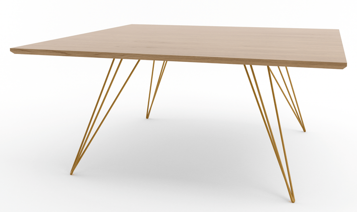 Williams Coffee Table - Large Rectangle - Tronk - Tables + Desks - White Oak - Mustard - HORNE
