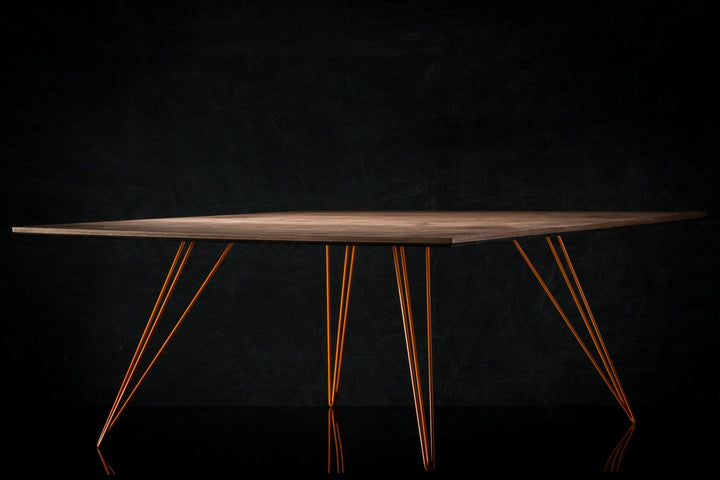 Williams Coffee Table - Large Rectangle - Tronk - Tables + Desks - Walnut - Rose Copper - HORNE