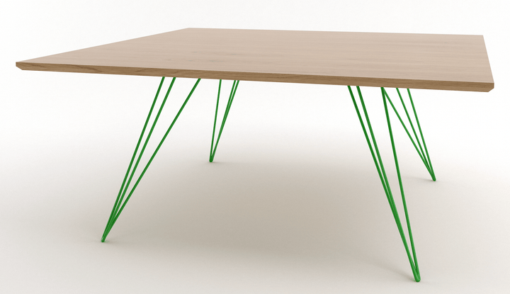 Williams Coffee Table - Large Rectangle - Tronk - Tables + Desks - White Oak - Green - HORNE