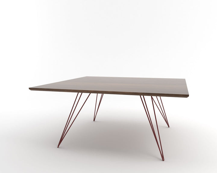 Williams Coffee Table - Large Rectangle - Tronk - Tables + Desks - Walnut - Blood Red - HORNE