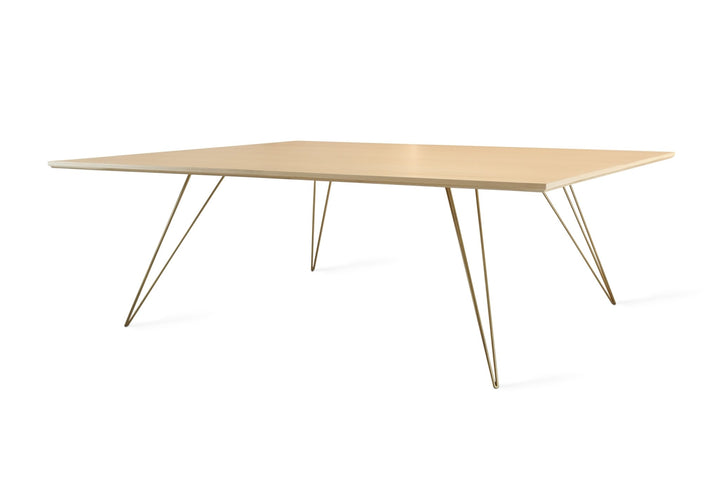 Williams Coffee Table - Large Rectangle - Tronk - Tables + Desks - Maple - Brassy Gold - HORNE