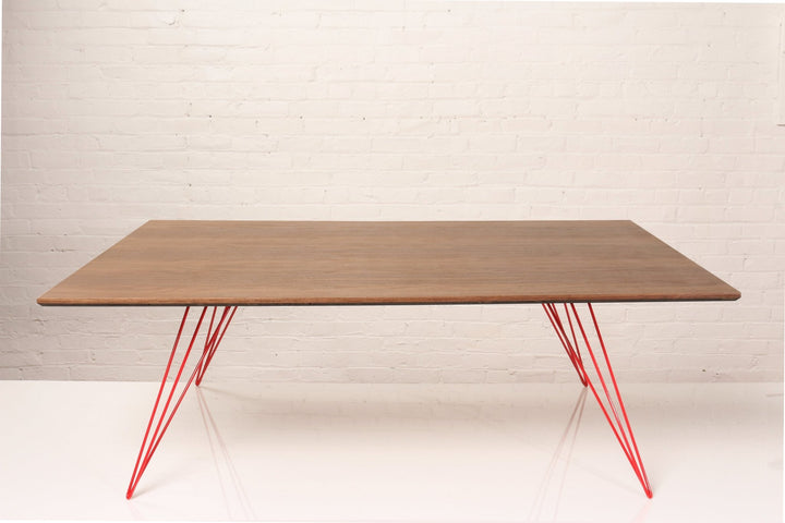 Williams Coffee Table - Large Rectangle - Tronk - Tables + Desks - Walnut - Red - HORNE